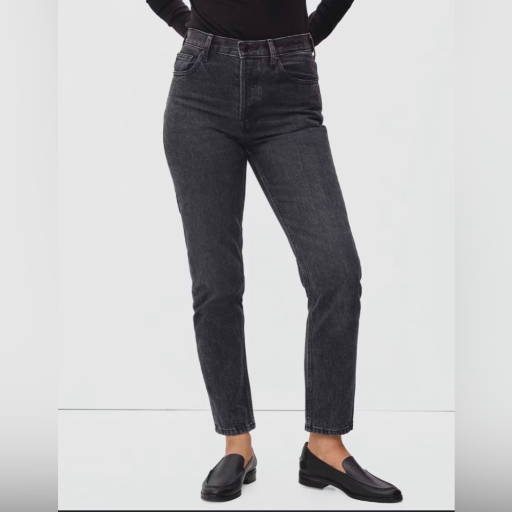 Everlane high waist straight jeans, size 30
